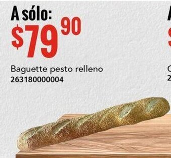 City Club Baguette pesto relleno oferta