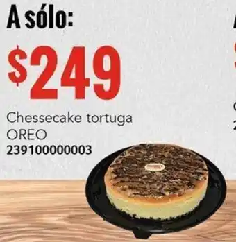 City Club Chessecake tortuga OREO oferta