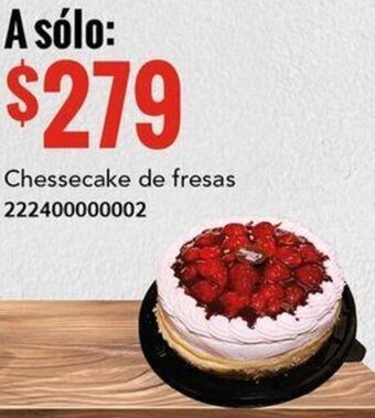 City Club Chessecake de fresas 222400000002 oferta