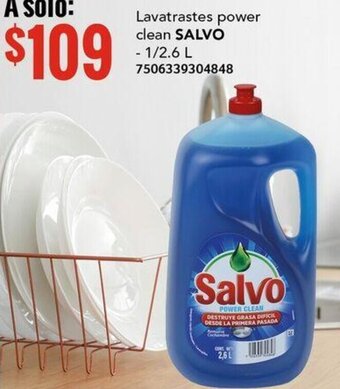 Lavatrastes power clean SALVO 1/2.6L