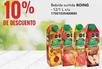 City Club Bebida surtida BOING 12/1L c/u oferta
