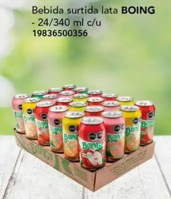 City Club Bebida surtida lata BOING - 24/340 ml c/u oferta