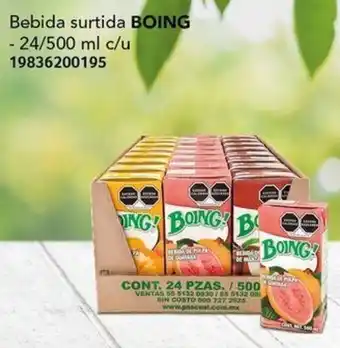 City Club Bebida surtida BOING 24/500ml c/u oferta