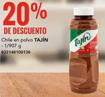Chile en polvo TAJÍN - 1/907 g 633148100136