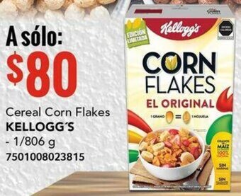 City Club Cereal Corn Flakes KELLOGG'S 1/806g oferta