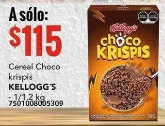 City Club Cereal Choco krispis KELLOGG'S 1/1,2kg oferta