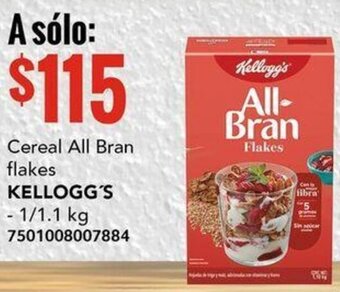 City Club Cereal All Bran flakes KELLOGG'S 1/1,1kg oferta