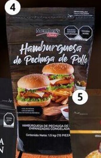 City Club Hamburguesa de pechuga de pollo MEMBER'S CHOICE - 1/15 pzas 7500525301857 oferta