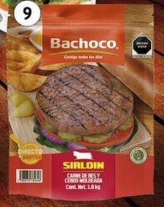 City Club Hamburguesa de sirloin BACHOCO 1/1,8kg oferta