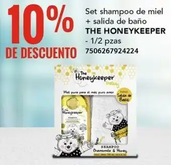 Set shampoo de miel + salida de baño THE HONEYKEEPER
