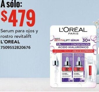 City Club Serum para ojos y rostro revitalift L'OREAL 7509552820676 oferta