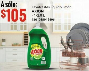 City Club Lavatrastes líquido limón AXION 1/2.8L oferta