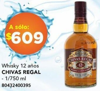 City Club Whisky 12 años CHIVAS REGAL 1/750ml oferta
