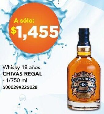 City Club Whisky 18 años CHIVAS REGAL 1/750ml oferta