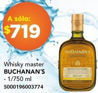 City Club Whisky master BUCHANAN'S - 1/750 ml 5000196003774 oferta