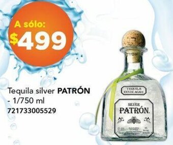 City Club Tequila silver PATRÓN 1/750ml oferta