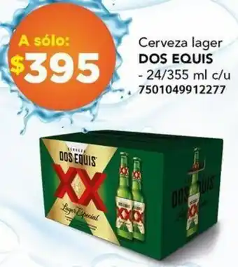 City Club Cerveza lager DOS EQUIS 24/355ml oferta