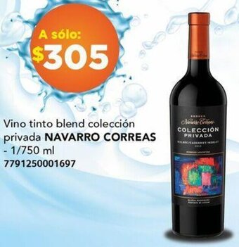 City Club Vino tinto blend colección privada NAVARRO CORREAS - 1/750 ml oferta