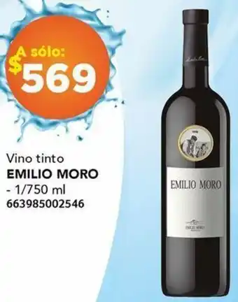 City Club Vino tinto EMILIO MORO 1/750ml oferta