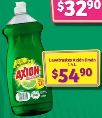 Soriana Híper Lavatrastes Axión limón 1.4 L. oferta