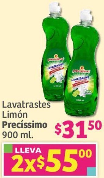 Soriana Híper Lavatrastes Limón Precíssimo 2x900ml oferta