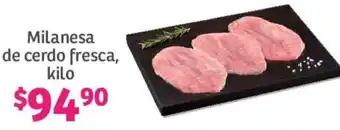 Soriana Híper Milanesa de cerdo fresca, kilo oferta