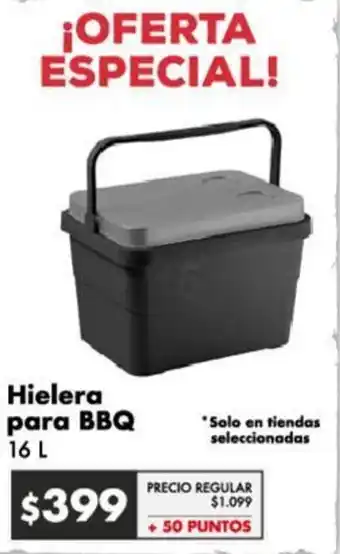 Soriana Híper Hielera para BBQ 16 L oferta