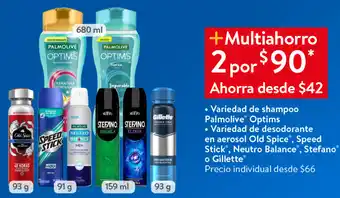 Walmart • Variedad de shampoo Palmolive® Optims oferta