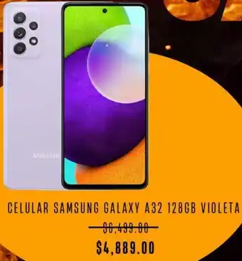 Chedraui CELULAR SAMSUNG GALAXY A32 128GB VIOLETA oferta