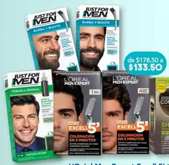 Farmacia San Pablo L'Oréal Men Expert Excell 5' tono 4 castaño medio natural 1 pieza. oferta