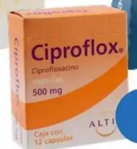 Farmacia San Pablo Ciproflox 500mg 12 cápsulas. oferta