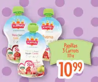 Papillas 3 Carrots 113 g
