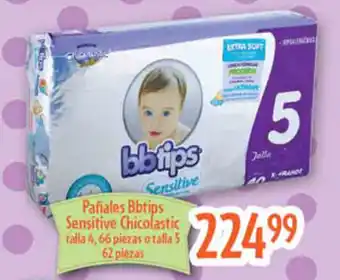 Pañales Bbtips Sensitive Chicolastic