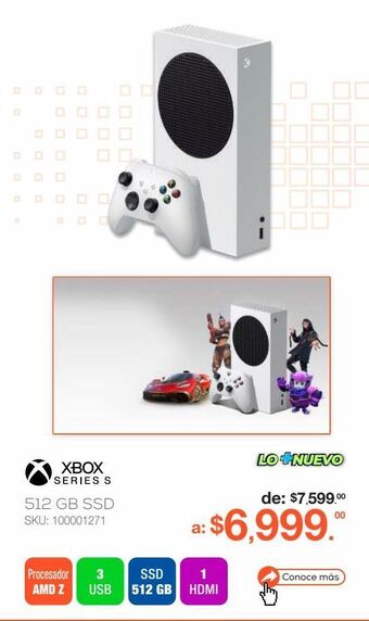 RadioShack Consola xbox series s 512 gb ssd blanco oferta