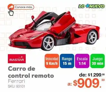 RadioShack Carro a control remoto ferrari laferrari rastar / rojo oferta