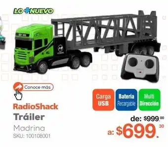 RadioShack Trailer madrina de control remoto radioshack oferta