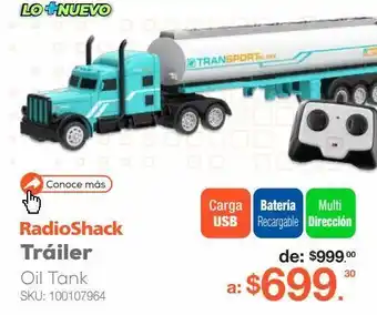 RadioShack Tráiler de control remoto radioshack / azul oferta