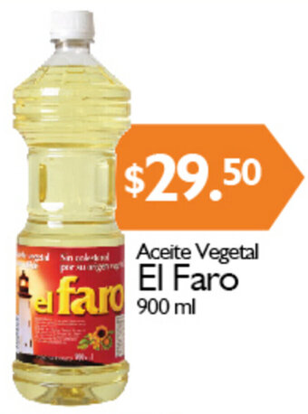 Aceite Vegetal El Faro 900 ml