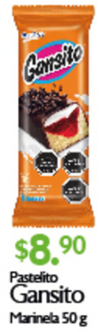 Pastelito Gansito Marinela 50g