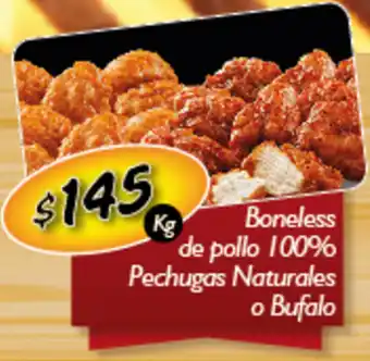 Boneless De Pollo 100% Pechugas Naturales O Bufalo