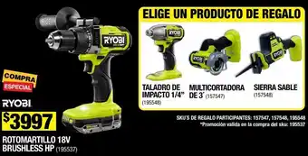 Rotomartillo 18v brushless hp