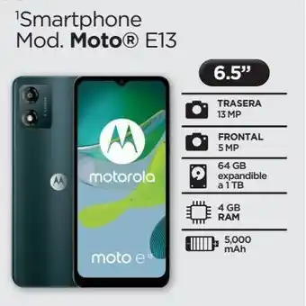 Chedraui Telcel moto xt2345-2 e13 64gb oferta