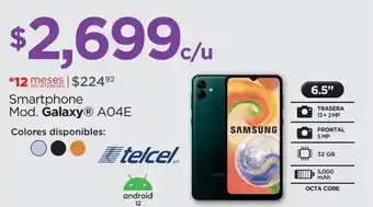 Chedraui Celular samsung galaxy a04e oferta