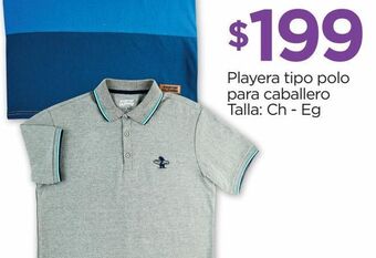 Chedraui Playera tipo polo para caballero talla: ch - eg oferta