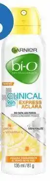 Farmacia San Pablo Garnier bí-o clinical express aclara antitranspirante en aerosol 135 ml oferta