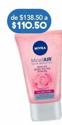 Farmacia San Pablo Nivea micellair skin breathe gel limpiador con agua de rosas 150 ml oferta