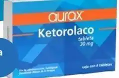 Farmacia San Pablo Ketorolaco 30.0 mg aurax 6 tabletas oferta