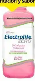 Electrolife zero bebida rehidratante sabor fresa kiwi 625 ml