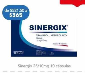 Farmacia San Pablo Sinergix 10 cápsulas caja oferta