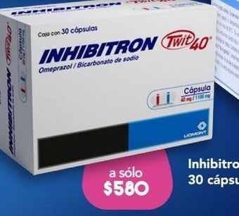Farmacia San Pablo Inhibitron 30 cápsulas caja oferta